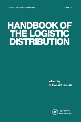 Book cover for Handbook of the Logistic Distribution