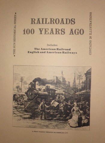 Book cover for Railroads One Hundred Years Ago