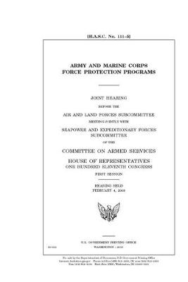 Book cover for Army and Marine Corps force protection programs