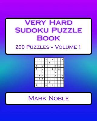 Book cover for Very Hard Sudoku Puzzle Book Volume 1