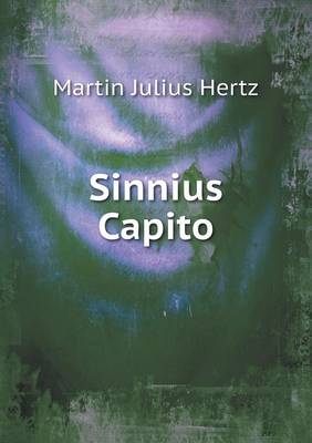 Book cover for Sinnius Capito