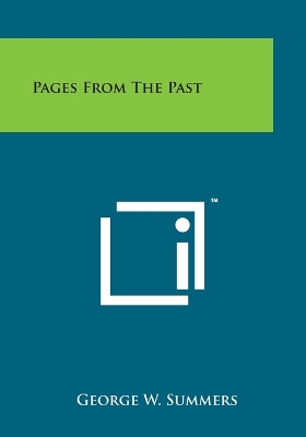 Book cover for Pages from the Past