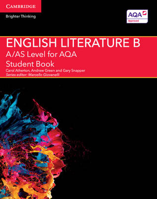 Book cover for A/AS Level English Literature B for AQA Student Book