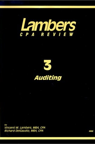 Cover of 3 Auditing