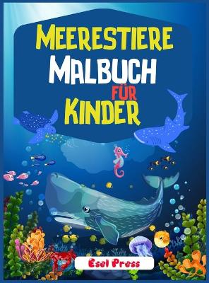 Book cover for Meerestiere Malbuch für Kinder