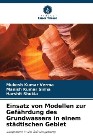 Cover of Einsatz von Modellen zur Gef�hrdung des Grundwassers in einem st�dtischen Gebiet