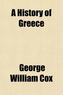 Book cover for History of Greece Volume 1