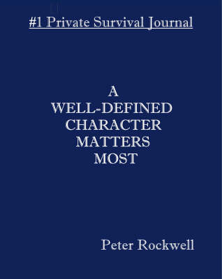 Book cover for A Well-defined Character Matters Most