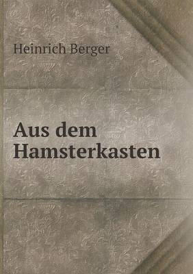 Book cover for Aus dem Hamsterkasten