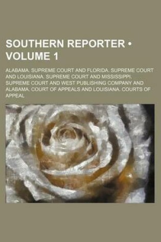 Cover of Southern Reporter (Volume 1)