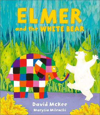 Book cover for Elmer and the White Bear