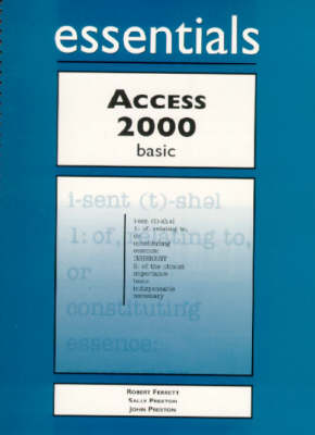 Book cover for Access 2000 Essentials Basic