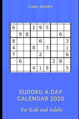Book cover for Sudoku a day 2020 Calendar for all