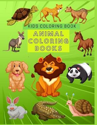 Book cover for Kids Coloring Book Animal Coloring Books