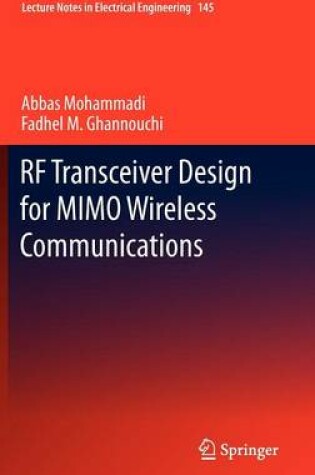 Cover of RF Transceiver Design for MIMO Wireless Communications