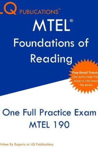 Cover of MTEL Foundations of Reading