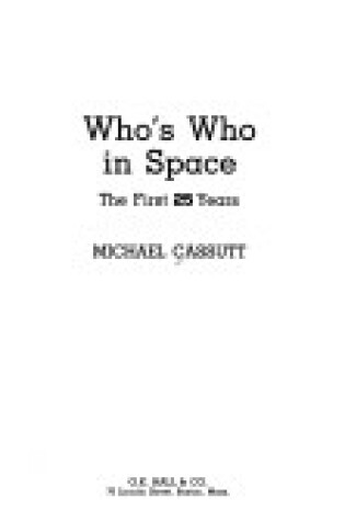 Cover of Who's Who in Space