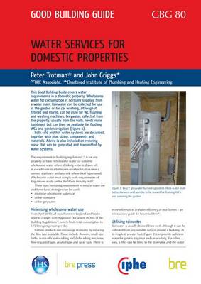 Book cover for Water Services for Domestic Properties