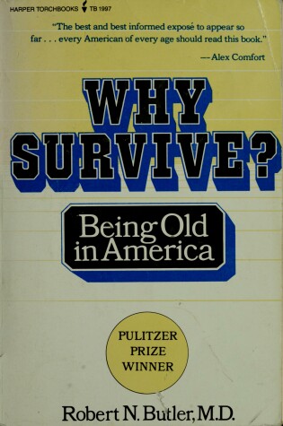 Cover of Why Survive? Being Old in America