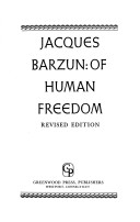 Book cover for Of Human Freedom