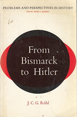 Cover of From Bismarck to Hitler