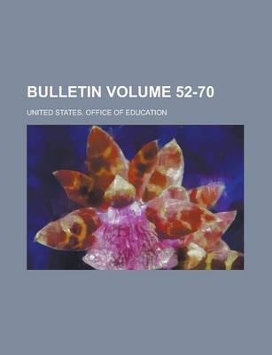 Book cover for Bulletin Volume 52-70