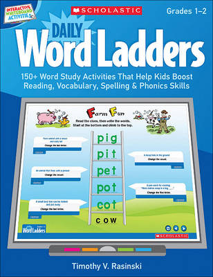 Book cover for Interactive Whiteboard Activities: Daily Word Ladders Grades 1-2