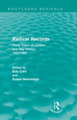 Book cover for Radical Records (Routledge Revivals)