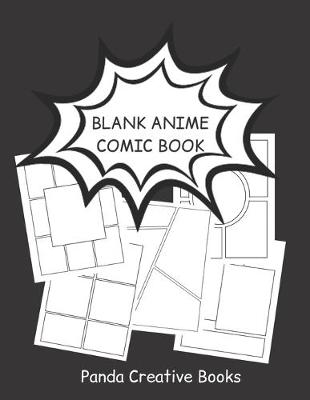 Book cover for Blank Anime Comic Book