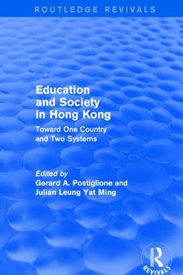 Book cover for Education and Society in Hong Kong