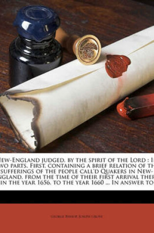 Cover of New-England Judged, by the Spirit of the Lord