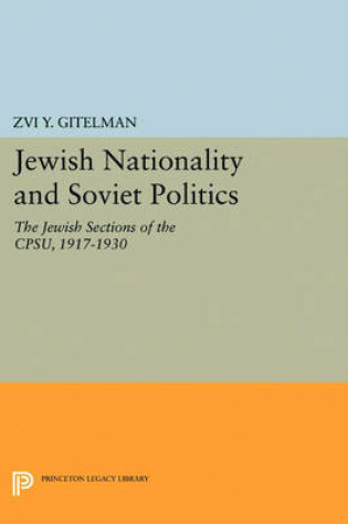 Cover of Jewish Nationality and Soviet Politics