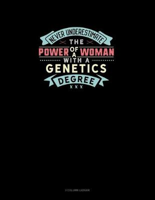 Cover of Never Underestimate The Power Of A Woman With A Genetics Degree