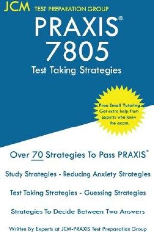 Cover of PRAXIS 7805 Test Taking Strategies