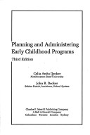 Book cover for Planning and Administrating Early Childhood Programmes