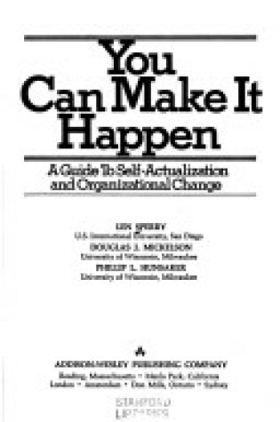 Cover of You Can Make it Happen
