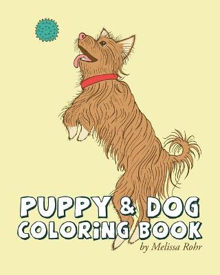 Book cover for Puppy & Dog Coloring Book