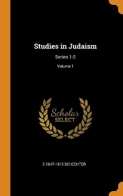 Book cover for Studies in Judaism