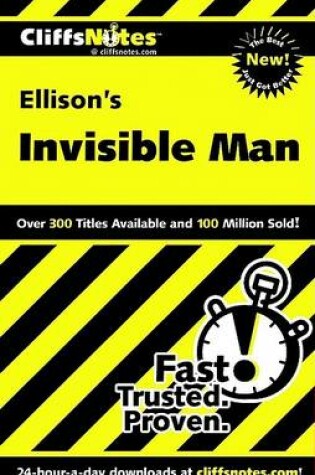 Cover of Cliffsnotes on Ellison's Invisible Man