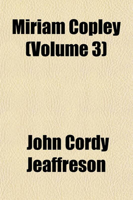 Book cover for Miriam Copley (Volume 3)