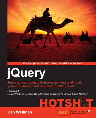 Book cover for jQuery Hotshot
