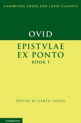 Cover of Ovid: Epistulae ex Ponto Book I