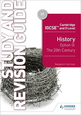 Book cover for Cambridge IGCSE and O Level History Study and Revision Guide