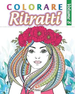 Book cover for Colorare Ritratti 8