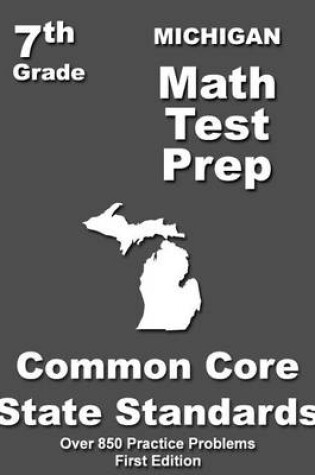 Cover of Michigan 7th Grade Math Test Prep