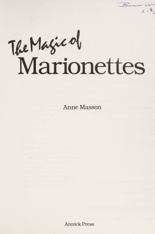 Cover of The Magic of Marionettes