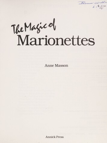 Book cover for The Magic of Marionettes