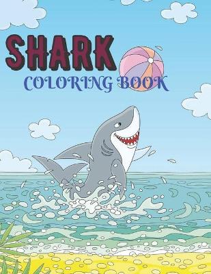 Book cover for Shark Coloring Book