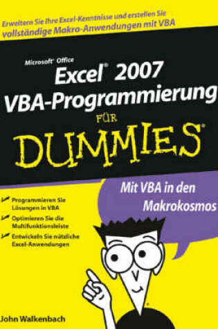 Cover of Excel 2007 VBA-Programmierung Fur Dummies