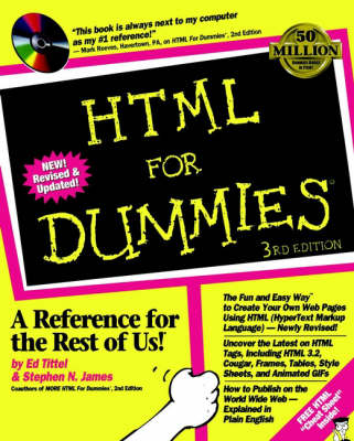 Book cover for HTML 3 For Dummies